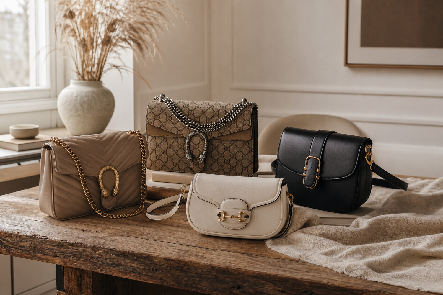 Gucci-taskepriser 2026: Fuld Prisguide (USA & Europa) - GG Marmont, Dionysus, Jackie & Horsebit