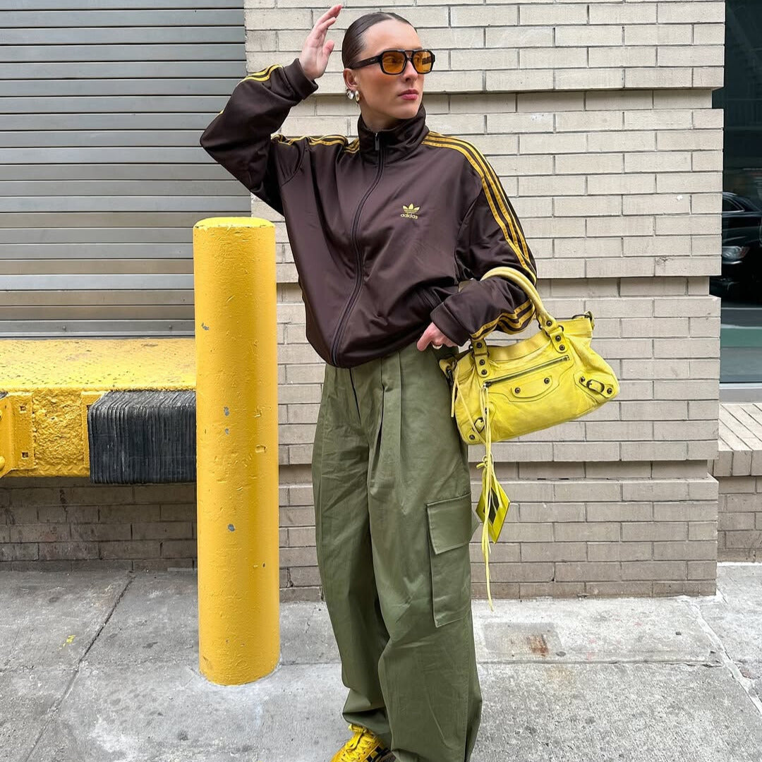 Balenciaga First Yellow Leather