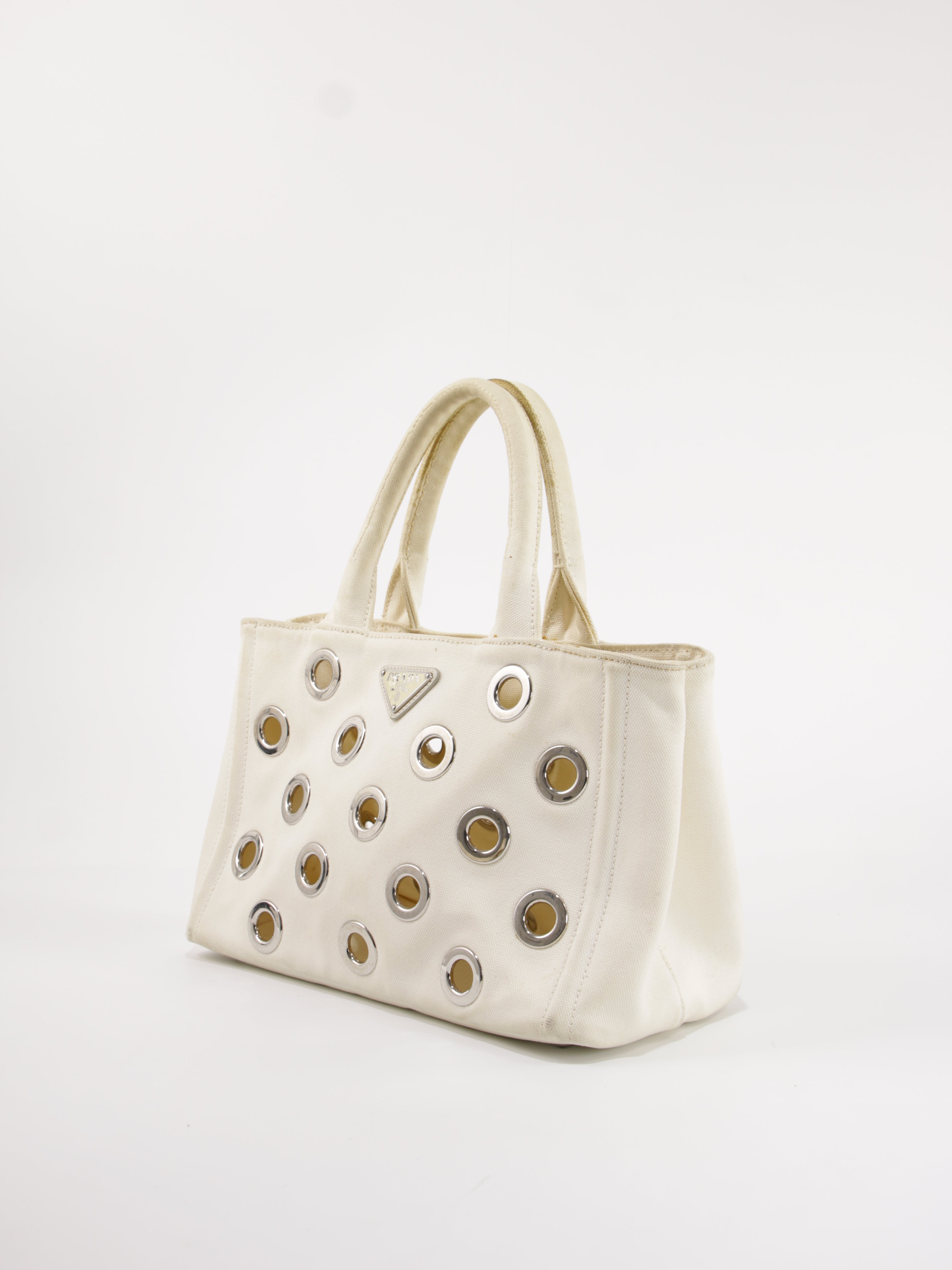 PRADA BN1872 CANAPA STAMPATA BIANCO 【公式通販】