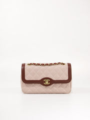 Two Tone Flap Bag