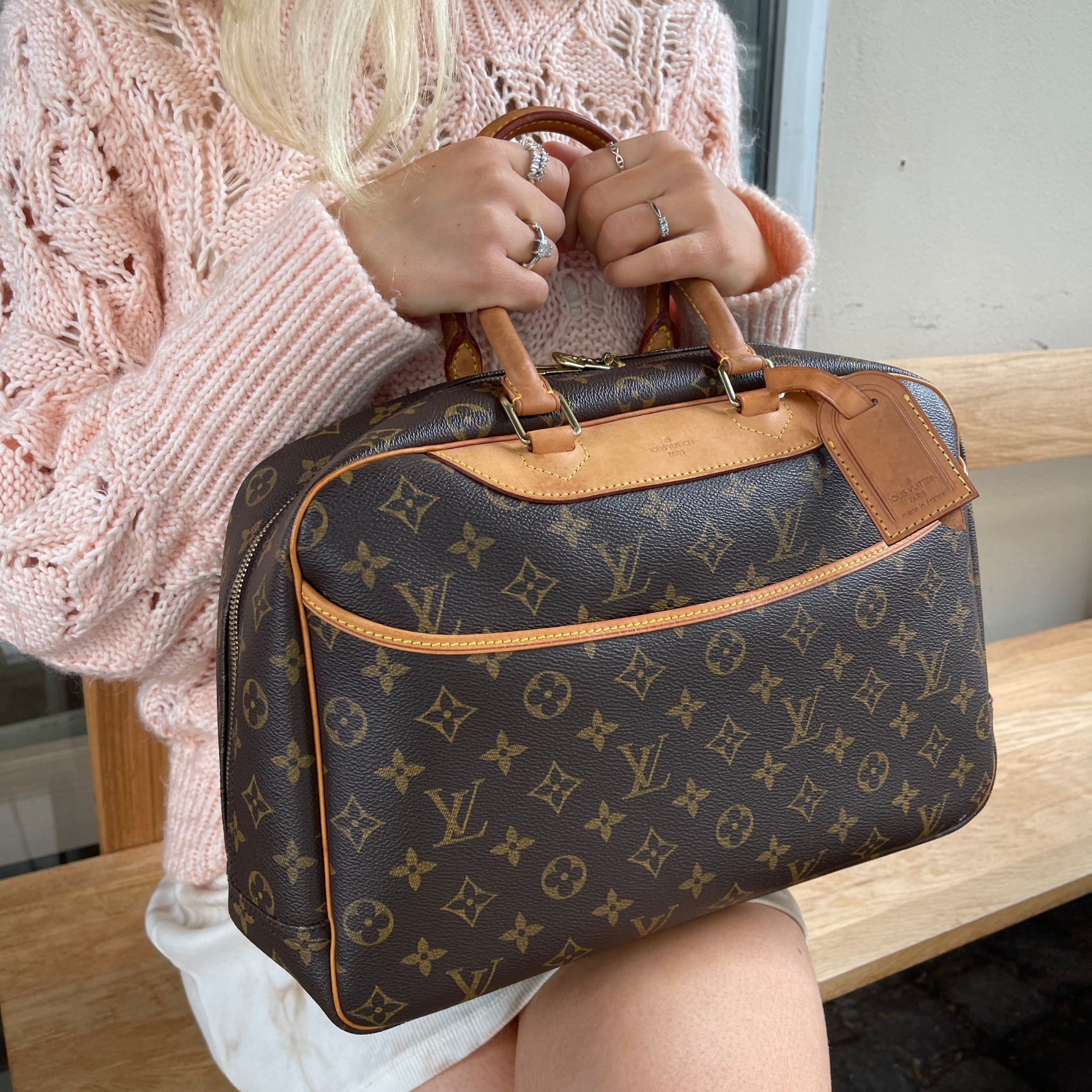 Louis Vuitton Deauville Brown Canvas