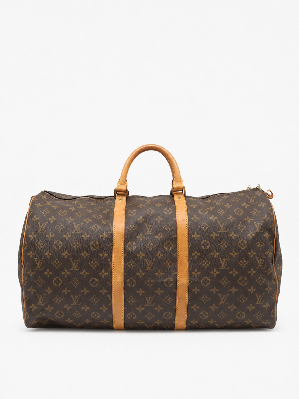Louis Vuitton Keepall 55 Brown Canvas