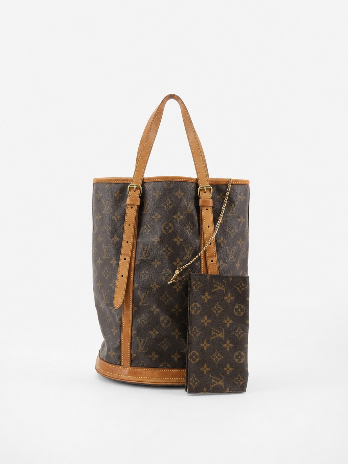 Louis Vuitton Large Bucket Brown Canvas