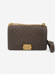 Chanel Medium Boy Brown Leather