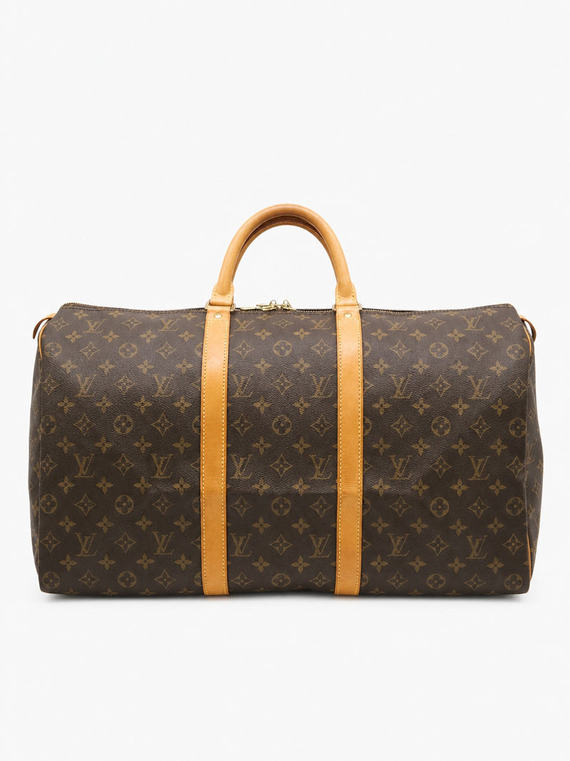 Louis Vuitton Keepall 50 Brown Canvas