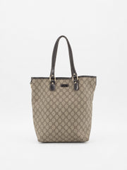 Gucci Tote Bag Brown Canvas