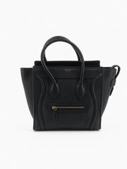 Celine Small Luggage Blue Leather