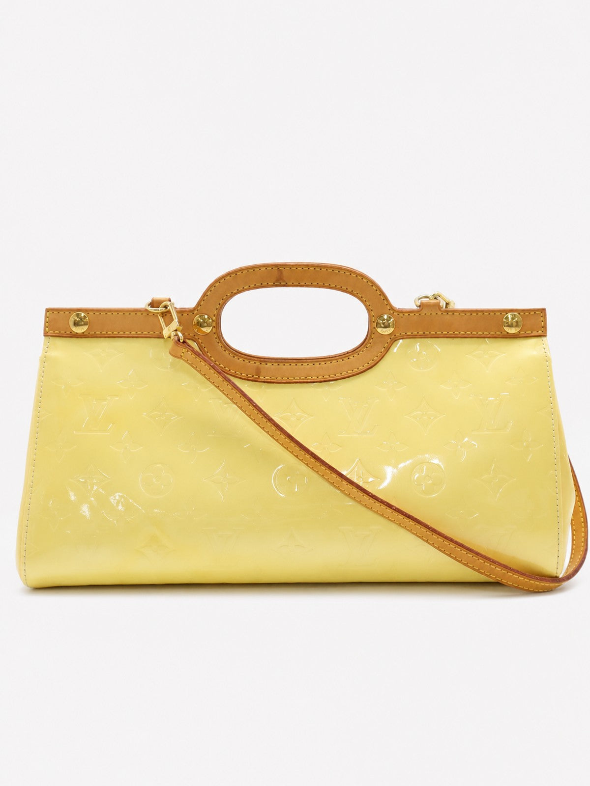 Louis Vuitton Roxbury Drive Yellow Vernis leather