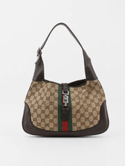 Gucci Medium Jackie Brown Canvas