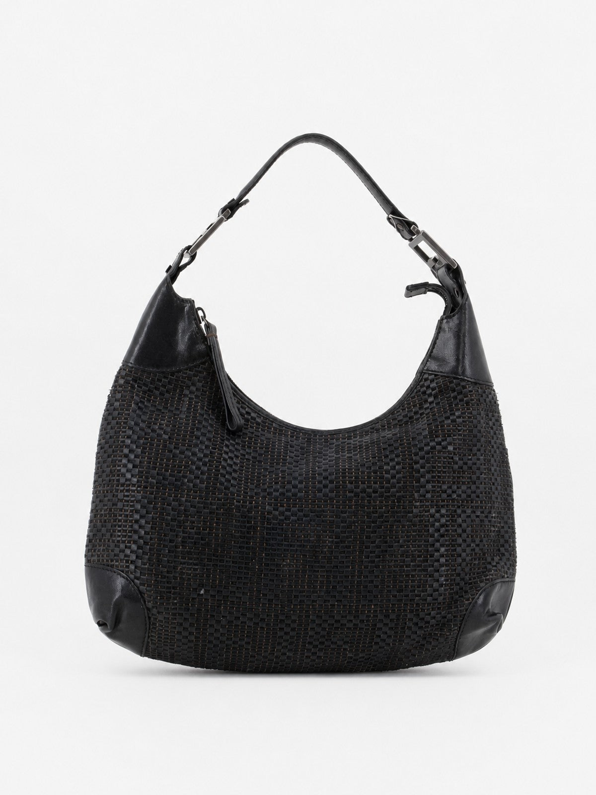Fendi Shoulder Bag Black Leather