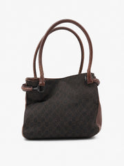 Gucci Shoulder Bag Brown Fabric