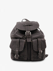 Fendi Backpack Brown Leather