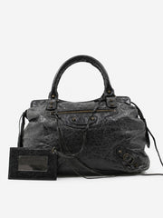 Balenciaga Midday Black Leather