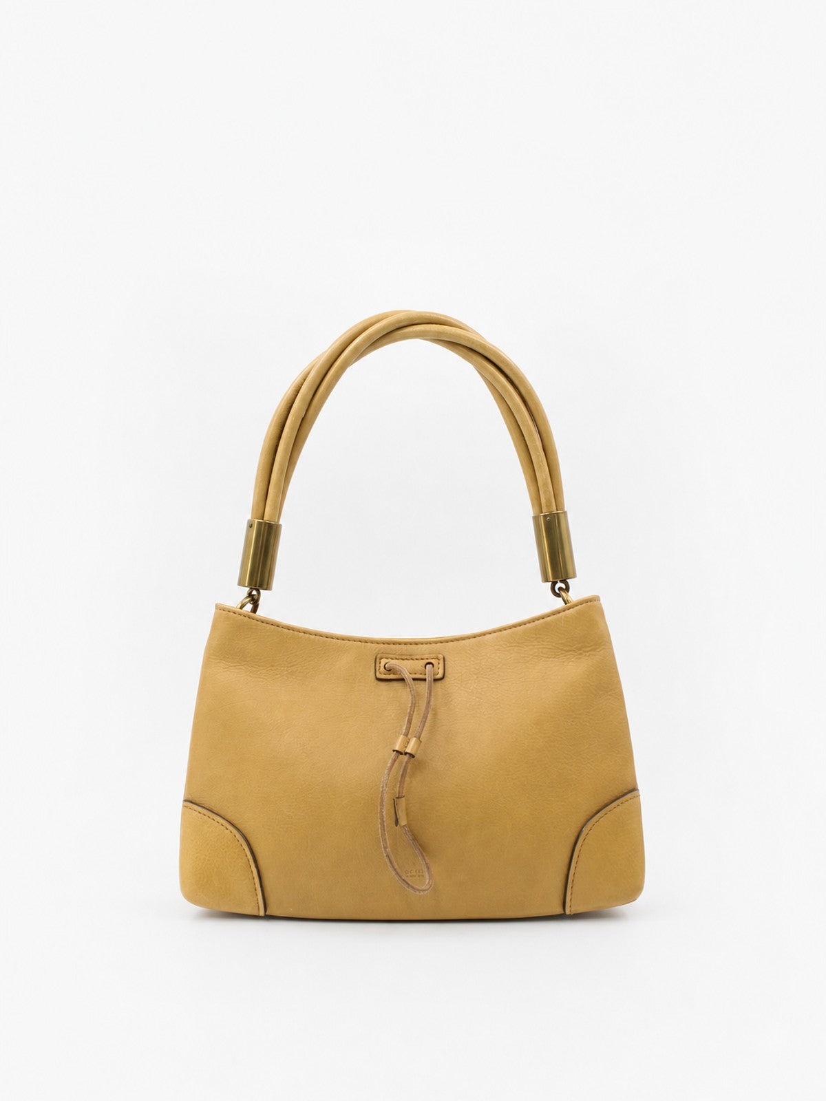 Gucci Shoulder Bag Beige Leather