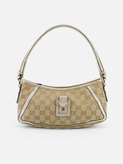 Gucci Abbey D-Ring Pochette Brown Canvas