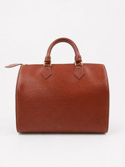 Louis Vuitton Speedy 30 Brown Epi leather