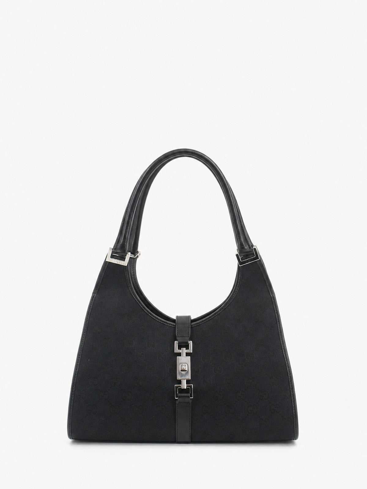 Gucci Medium Bardot Black Canvas