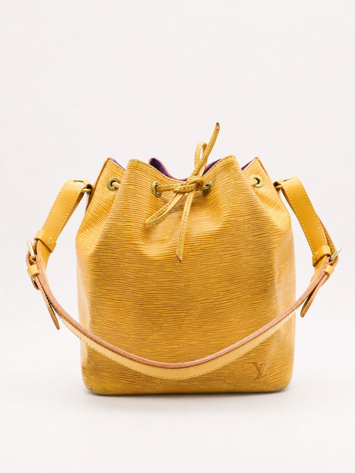 Louis Vuitton Petit Noé Yellow Epi leather