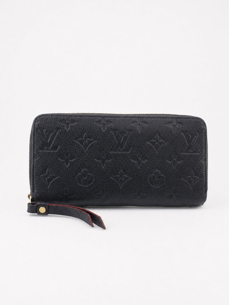 Louis Vuitton Wallet Black Leather