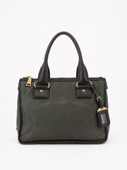 Prada Hand Bag Green Soft nylon