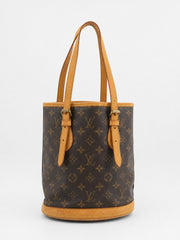 Louis Vuitton Mini Bucket Brown Canvas