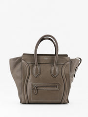 Celine Medium Luggage Grey Leather