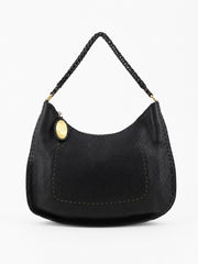 Fendi Shoulder Bag Black Leather