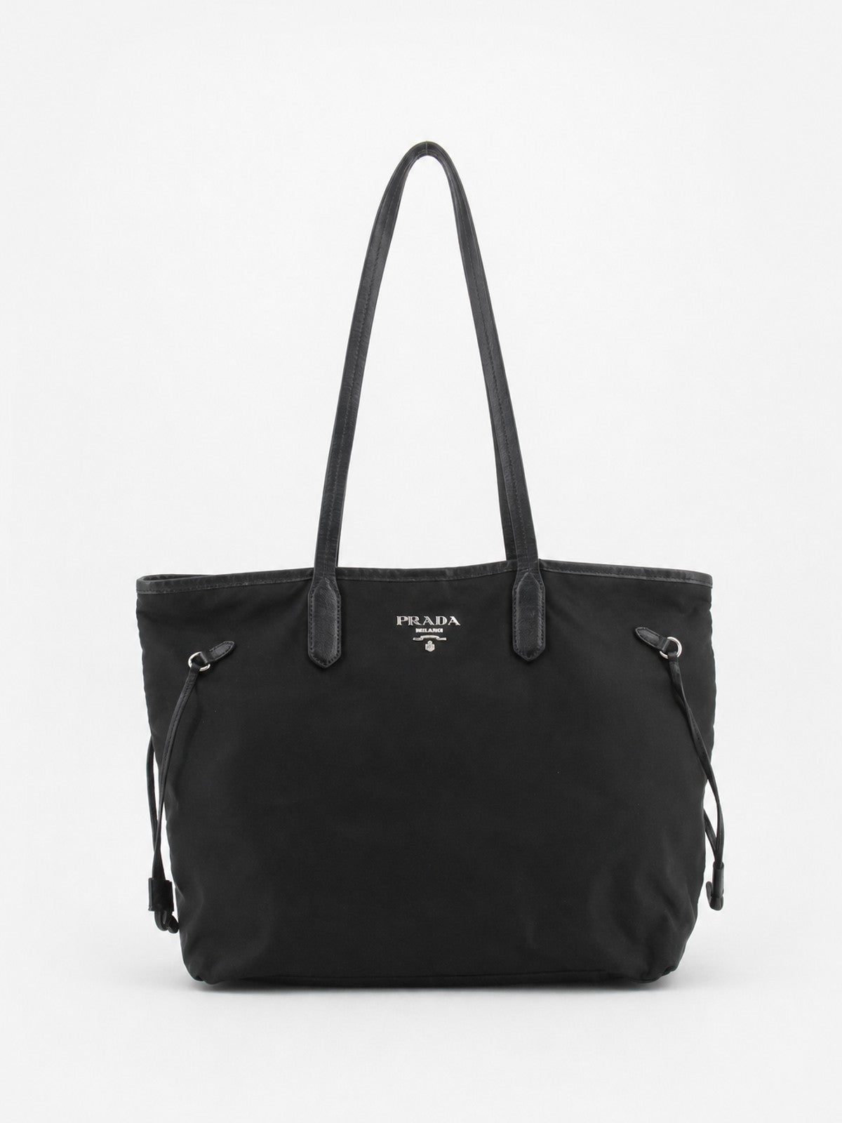 Prada Shoulder Bag Black Soft nylon