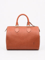 Louis Vuitton Speedy 25 Brown Epi leather