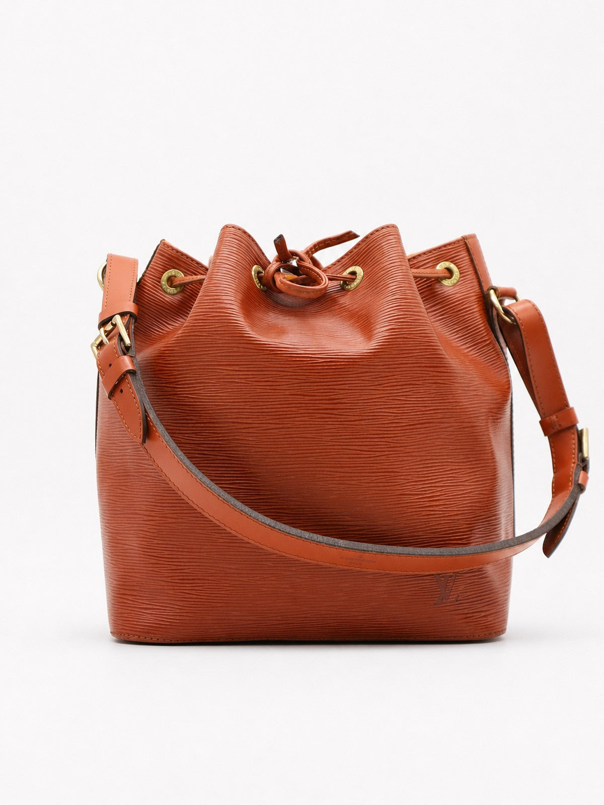 Louis Vuitton Petit Noé Brown Epi leather